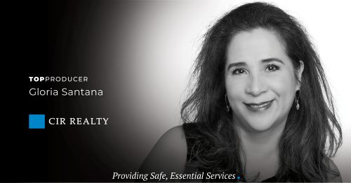 Gloria Santana's business card: REALTOR® with CIR Realty
